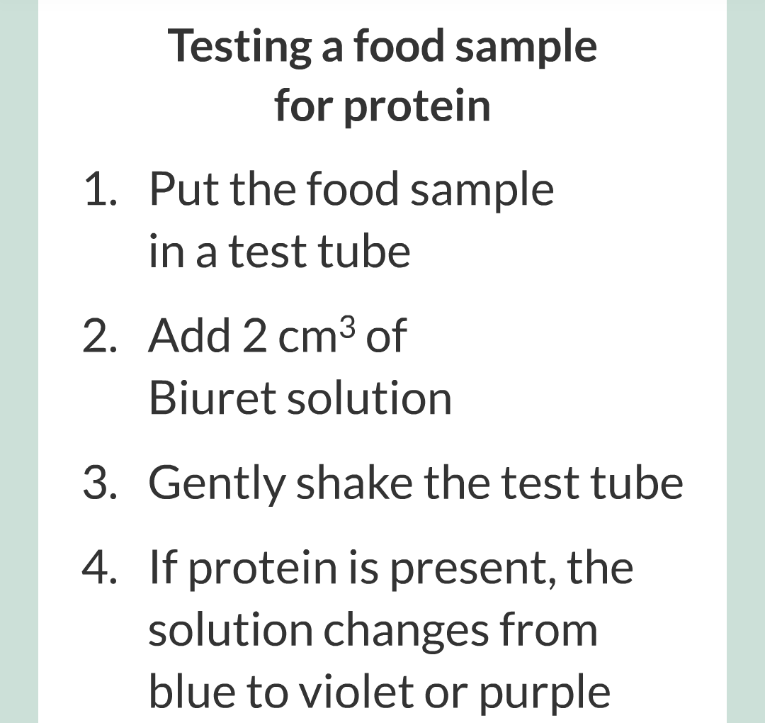 ../../../Biology/Biology Flashcards/0610 MC Questions from Key Cards/2 - Organization/4 - Food Tests/06.png