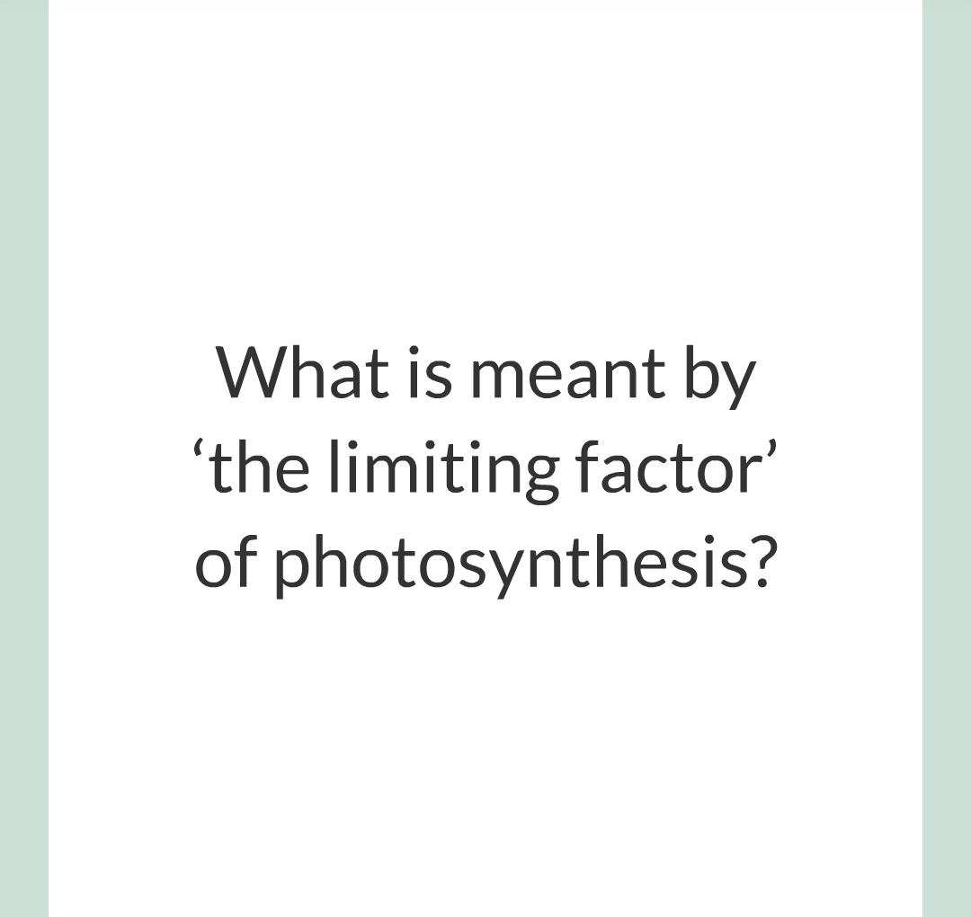 ../../../Biology/Biology Flashcards/0610 MC Questions from Key Cards/3 - Bioenergetics/2 - Rate of Photosynthesis/003.png