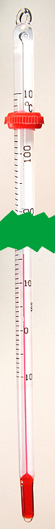 Alcohol-in-glass thermometer