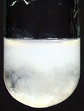 A white precipitate of aluminium hydroxide which is soluble in excess sodium hydroxide solution