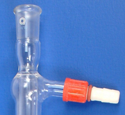 Liebig condenser with removable tubing connector