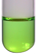 Lime green tetrachlorocuprate(II) complex