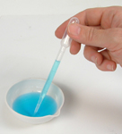 Using a dropping pipette