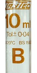 10 ml pipette accuracy ± 0.04 ml