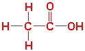 Acetic acid (from the Latin for vinegar) is a trivial name