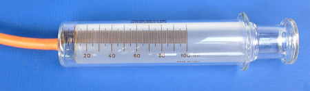 A gas syringe