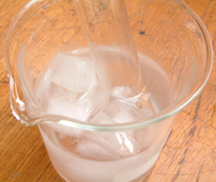 It is a good idea to finish off recrystallization in an ice bath