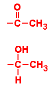 Groups which give a positive iodoform test