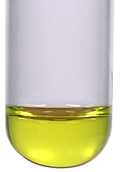 A yellow solution