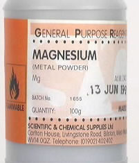 Magnesium powder bottle