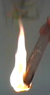 Alkenes burn with a sooty flame