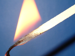 A burning splint - a useful source of ignition