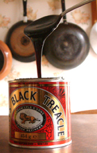 Treacle has a high viscosity