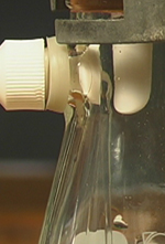 Water can be sucked back from a water pump when the water is turned off