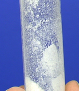 A wet, solid sample will stick to the walls of the sample tube - it will cost you marks!