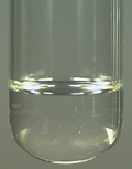 Colourless solution